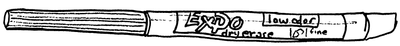 049 Expo Dry Erase Marker Fine