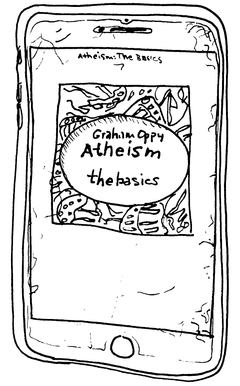 Drawing of “Atheism: The Basics”