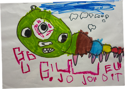 drawing caterpillar