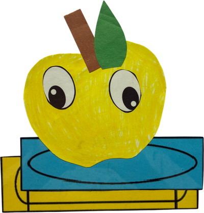 school craft apple yellow