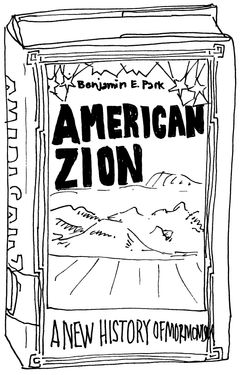 Drawing of “American Zion: A New History of Mormonism”