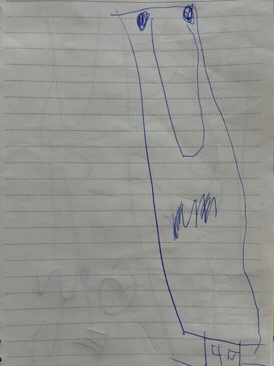 box guy pen drawing