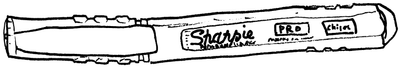 038 Sharpie Pro Permanent Marker