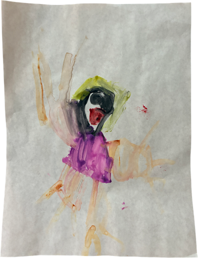 person painting