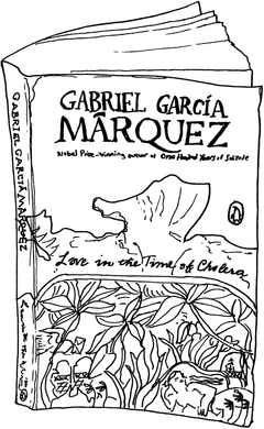 Drawing of “Love in the Time of Cholera”