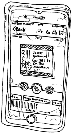 Drawing of “Go Tell It on the Mountain”