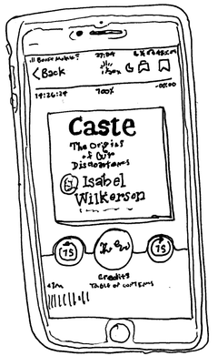 Drawing of “Caste: The Origins of Our Discontents”