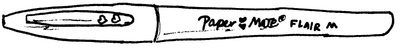 046 Paper Mate Flair Pen