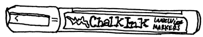 060 Chalk Ink Wet Wipe Marker
