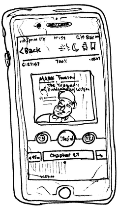 Drawing of “The Tragedy of Pudd'nhead Wilson”