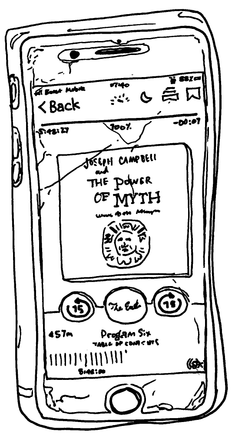 Drawing of “The Power of Myth”