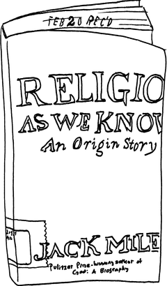 Drawing of “Religion As We Know It: An Origin Story”