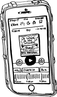 Drawing of “A Walk in the Woods: Rediscovering America on the Appalachian Trail”