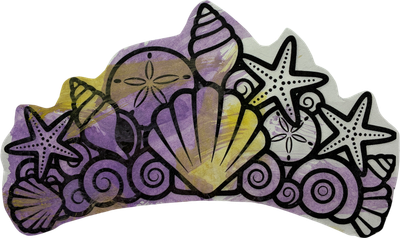 painted seashells school thing