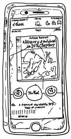 Drawing of “A History of the World in 10½ Chapters”