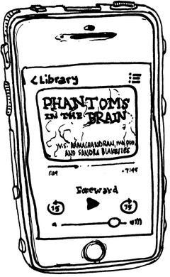 Drawing of “Phantoms in the Brain: Probing the Mysteries of the Human Mind”