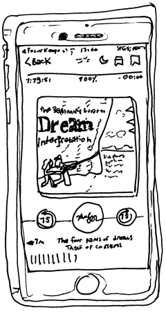 Drawing of “The Beginner's Guide to Dream Interpretation: Uncover the Hidden Riches of Your Dreams”