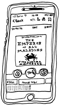 Drawing of “The Emperor of All Maladies: A Biography of Cancer”