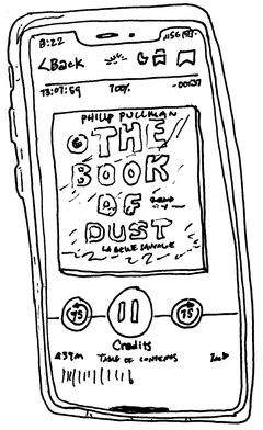 Drawing of “La Belle Sauvage: The Book of Dust #1”