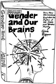 Drawing of “Gender and Our Brains: How New Neuroscience Explodes the Myths of the Male and Female Minds”