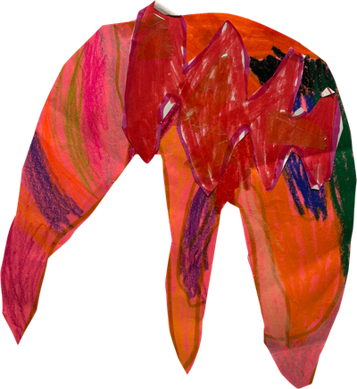 abstract paper color cutout
