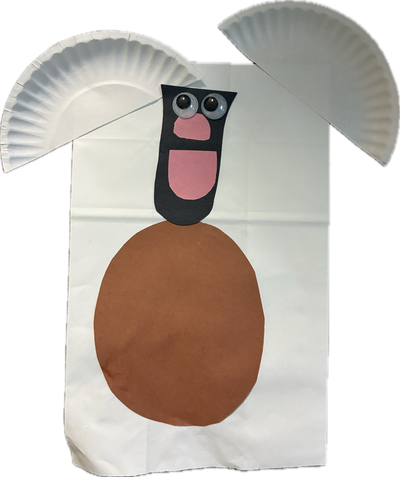 sheep bag puppet