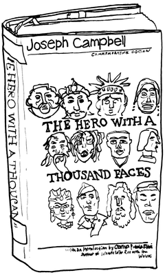 Drawing of “The Hero With a Thousand Faces”