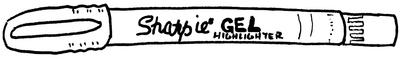 057 Sharpie Gel Highlighter