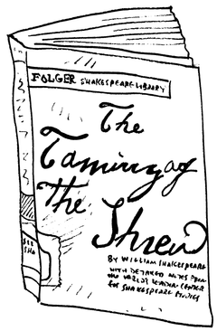 Drawing of “The Taming of the Shrew”