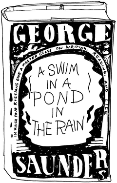 Drawing of “A Swim in a Pond in the Rain: In Which Four Russians Give a Master Class on Writing, Reading, and Life”
