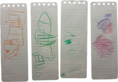various paper doodles