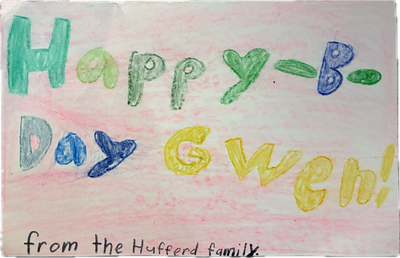 bday card from cousins