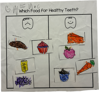 school craft activity healthy teeth
