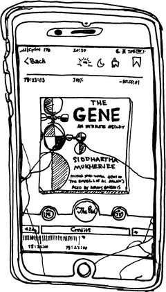 Drawing of “The Gene: An Intimate History”