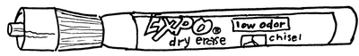 050 Expo Dry Erase Marker Chisel