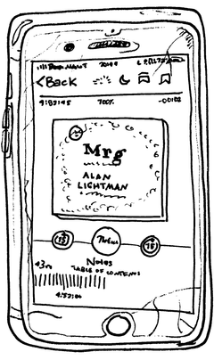 Drawing of “Mr. g: A Novel about the Creation”