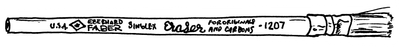 069 Eberhard Faber Singlex Eraser