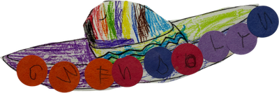 school craft sombrero
